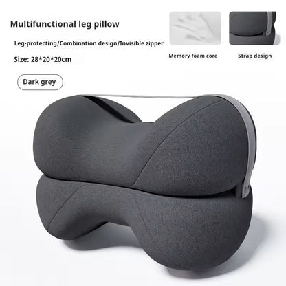 Cooling Memory Foam Leg Pillow For Sciatica And Spine Alignment 10