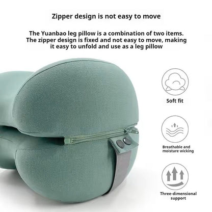 Cooling Memory Foam Leg Pillow For Sciatica And Spine Alignment 2