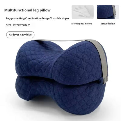 Cooling Memory Foam Leg Pillow For Sciatica And Spine Alignment 7
