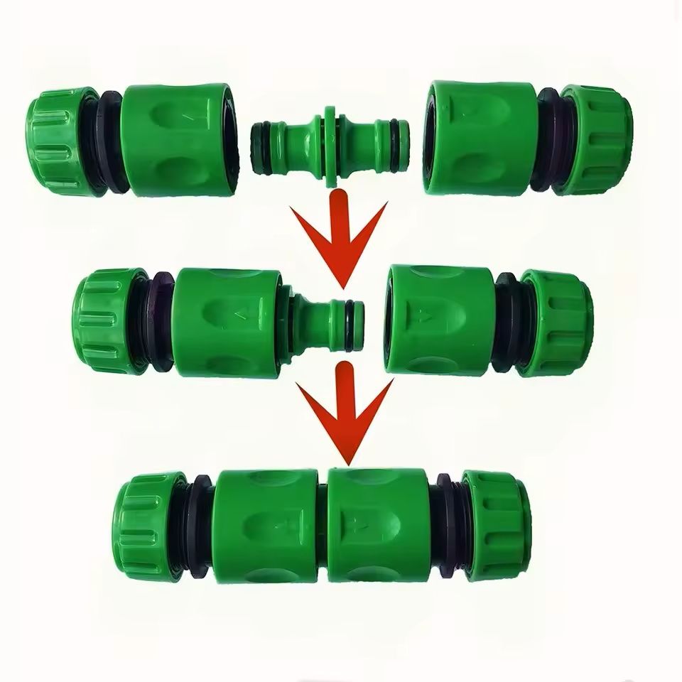 Quick Connect Garden Hose Coupler Set For 12 Inch Pipes 5