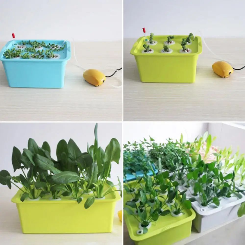 Plant Hydroponic System Kit Indoor Garden Growth Box 1 Set DWC Seed Nursery 2