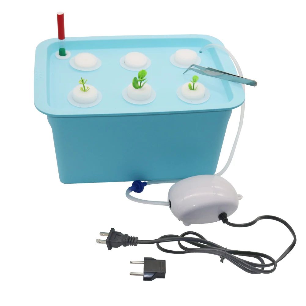 Plant Hydroponic System Kit Indoor Garden Growth Box 1 Set DWC Seed Nursery 4