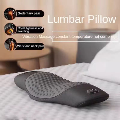 Heated Lumbar Support Sleeping Pad With Electric Massage For Back Pain Relief 5