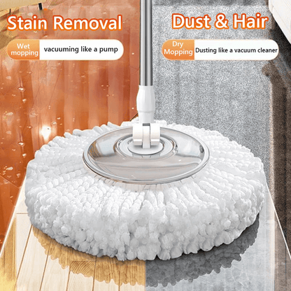Automatic Spin Mop And Bucket Set 360 Degree Self Wringing Floor Mop With Built In Dehydration Syst 9