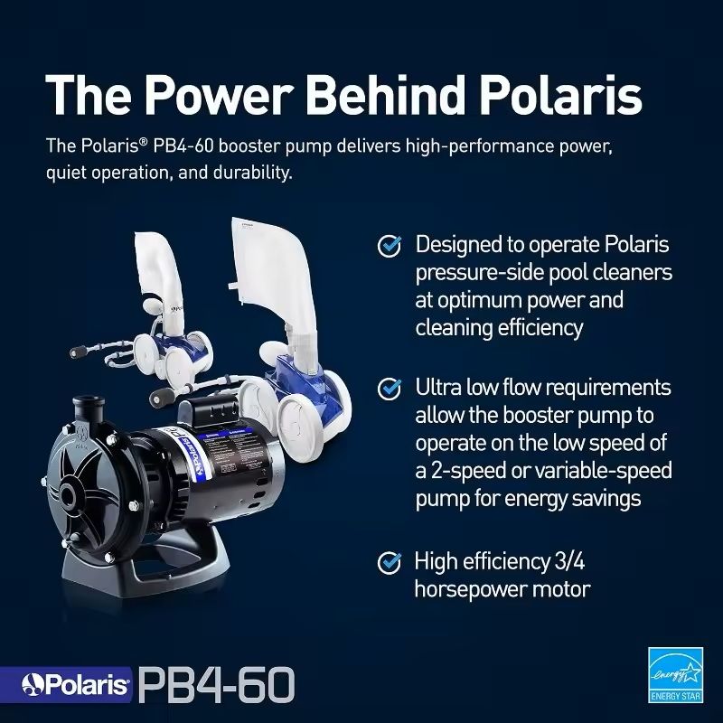 Polaris PB4 60 Booster Pump With 60 Hertz Motor For Pool Pressure Systems 4