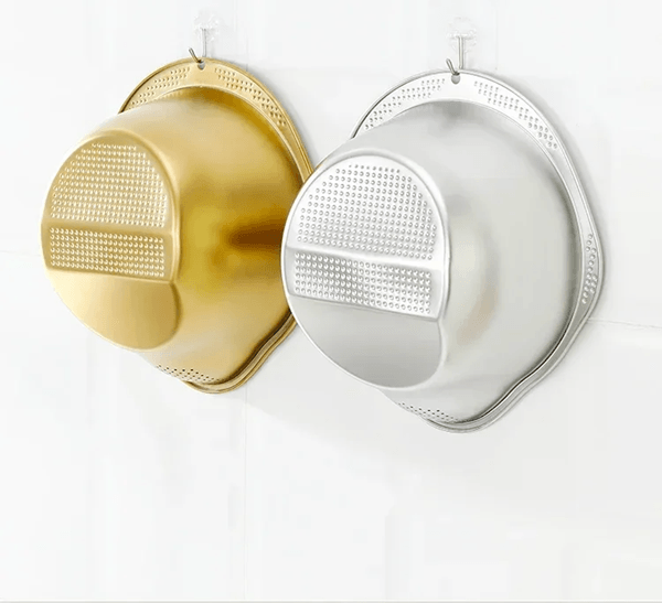 Stainless Steel Rice Washer Strainer Bowl  304 Kitchen Sieve For Rice Fruits And Vegetables 3