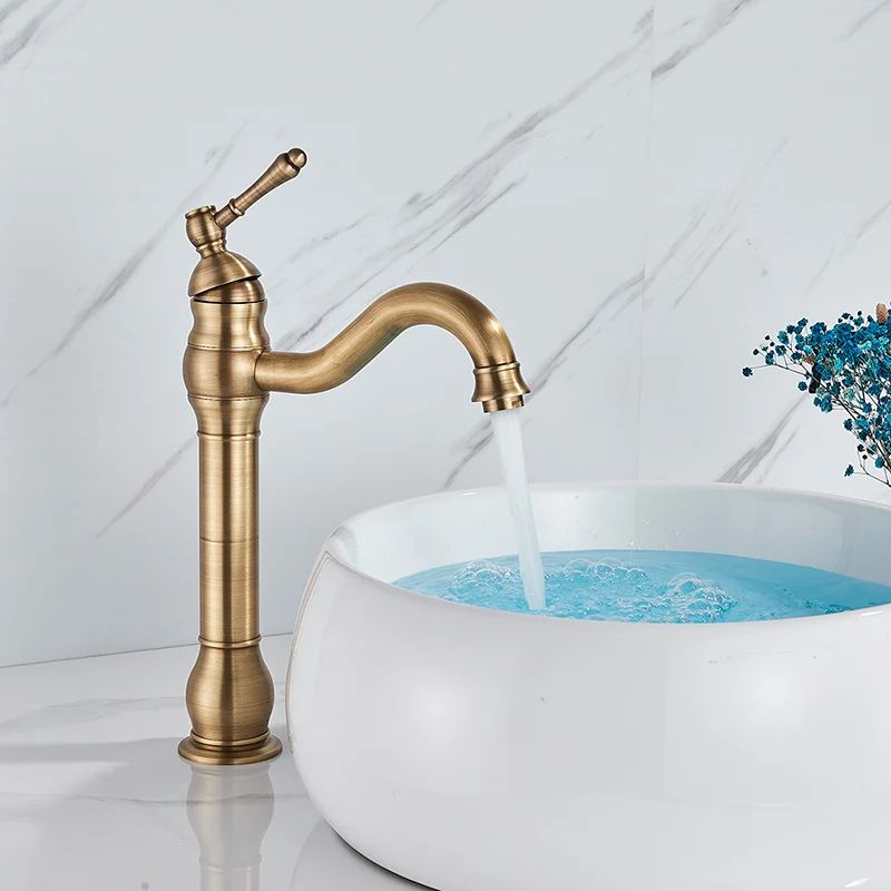 Modern Nickel Brushed Sink Faucet Single Handle Swivel Spout Basin Mixer Tap For Bathroom Deck Moun 8
