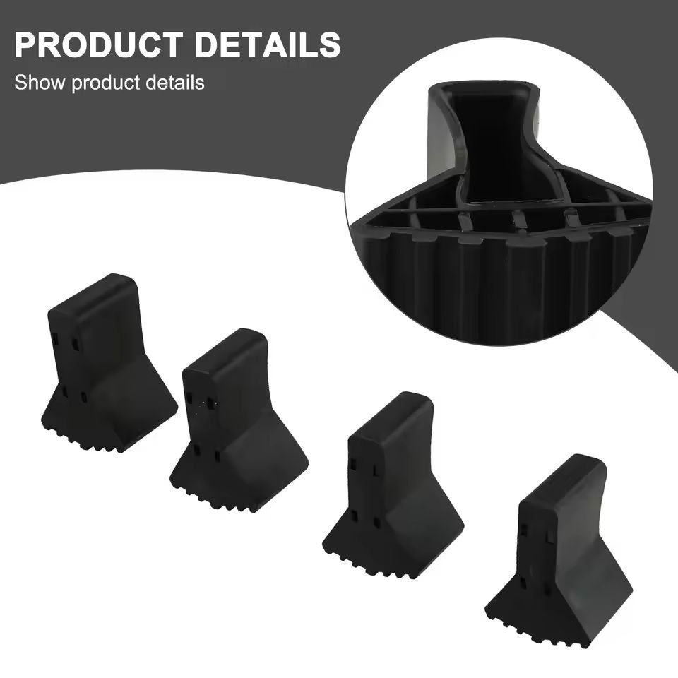 Non Slip Ladder Foot Pads Set Of 4 For Furniture And Chair Legs 1