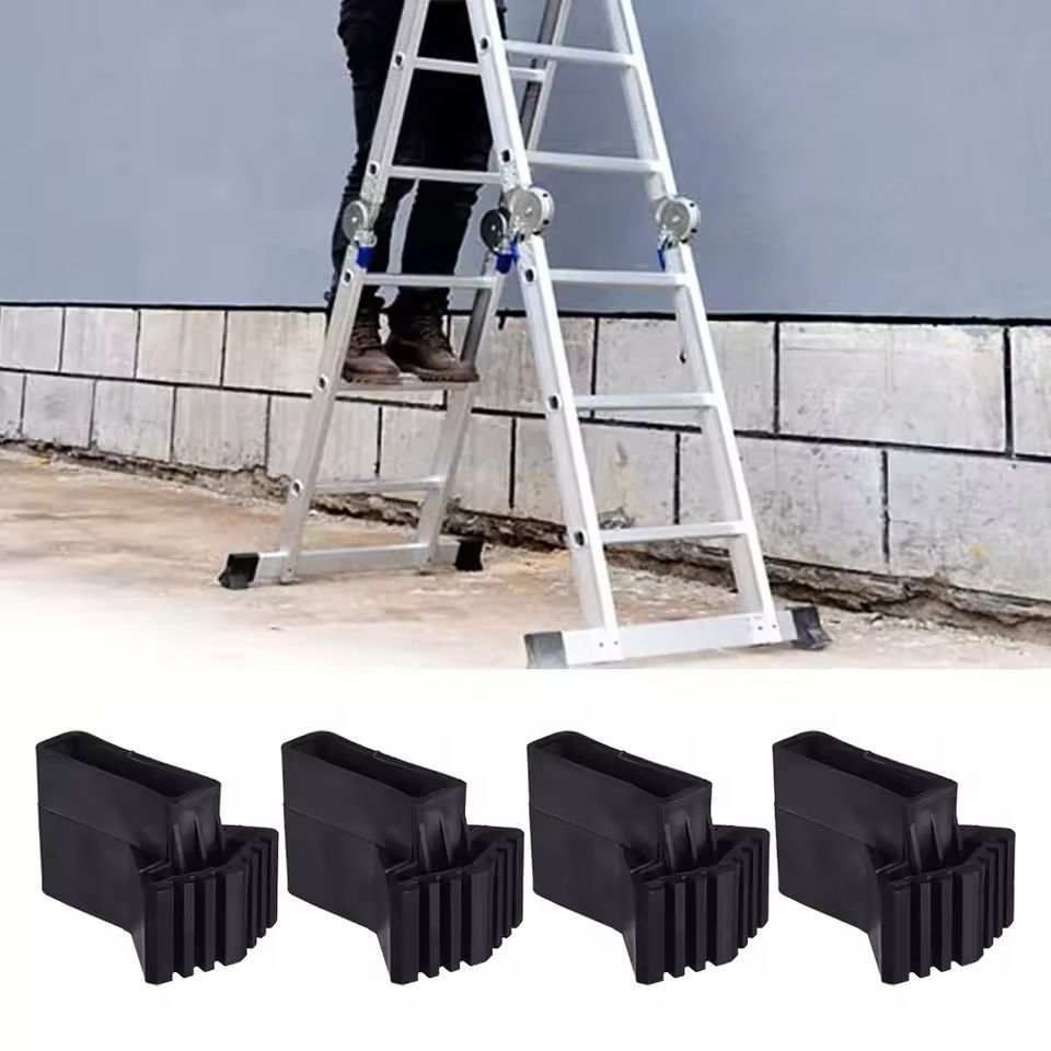 Non Slip Ladder Foot Pads Set of 4 for Furniture and Chair Legs