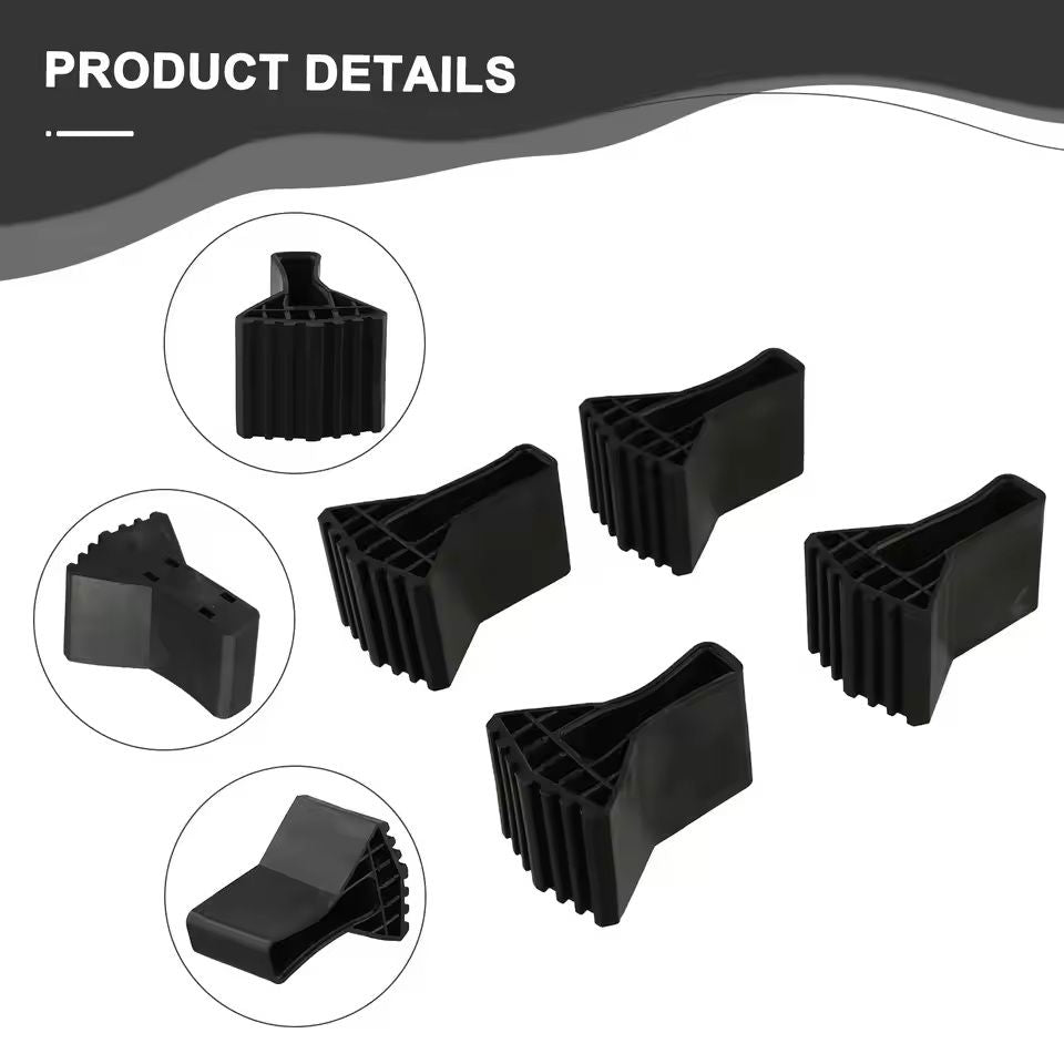 Non Slip Ladder Foot Pads Set Of 4 For Furniture And Chair Legs 3