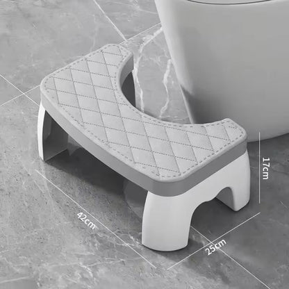 Ergonomic Waterproof Toilet Foot Stool  NonSlip Bathroom Aid For All Ages 3