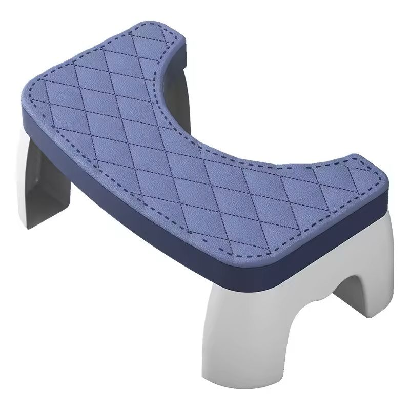 Ergonomic Waterproof Toilet Foot Stool  NonSlip Bathroom Aid For All Ages 7