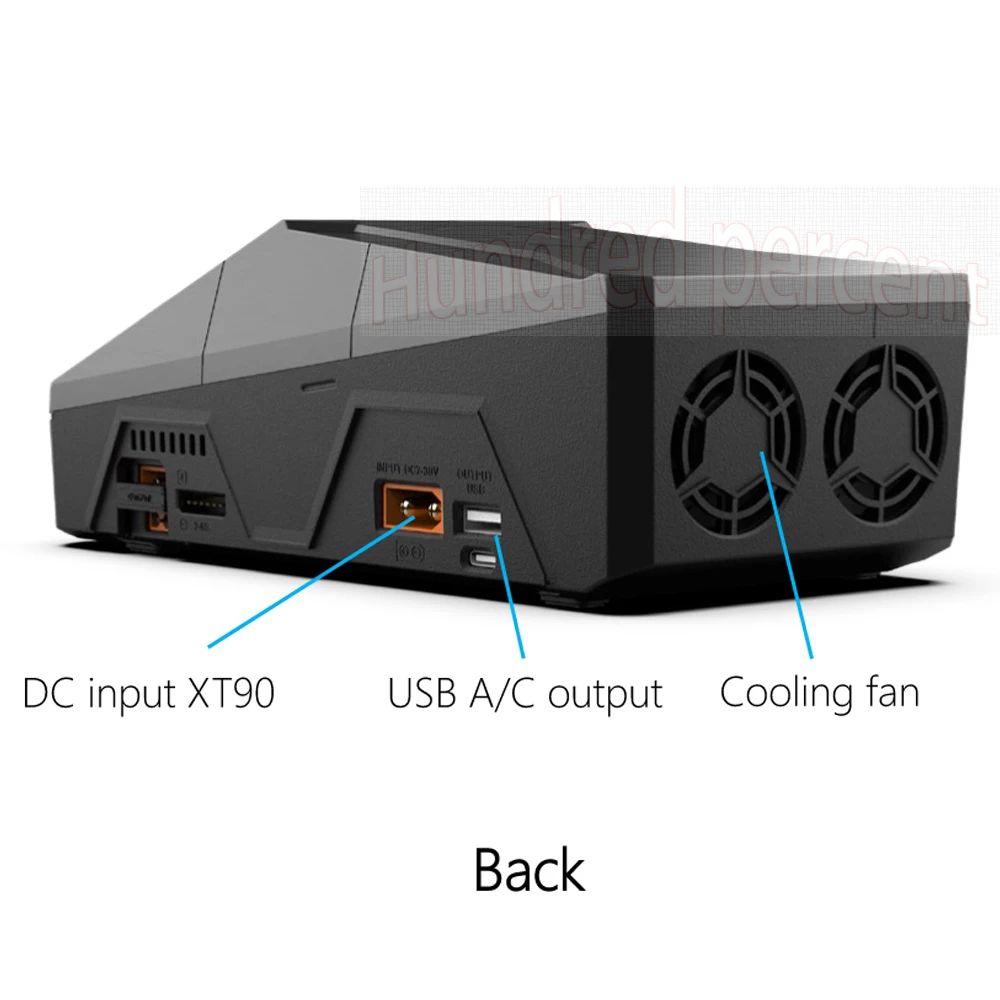 ToolkitRC Charger DC 4CH Output With 65W USBA  TypeC  LiPo 16S NiMH 116S PB 110S IPS Charger 2