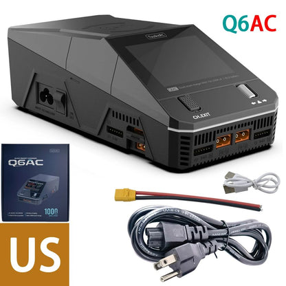 ToolkitRC Charger DC 4CH Output With 65W USBA  TypeC  LiPo 16S NiMH 116S PB 110S IPS Charger 5
