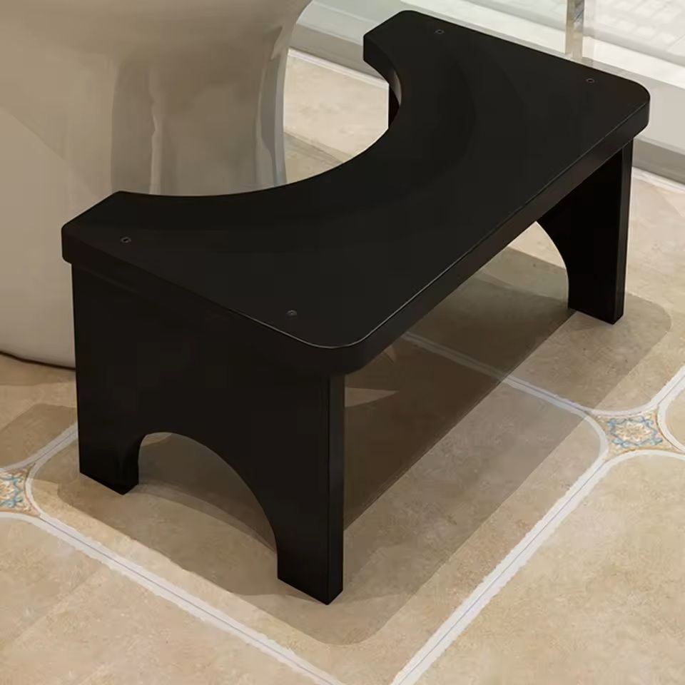 Sturdy Portable Bamboo Toilet Foot Stool For Adults 6