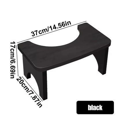 Sturdy Portable Bamboo Toilet Foot Stool For Adults 8