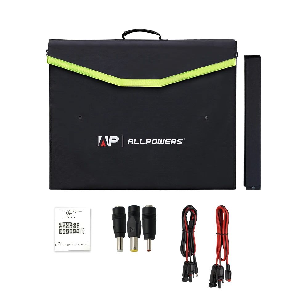 Foldable And Portable Solar Panel 100W  200W Outdoor Solar Battery Charger For Power Stations Emerg 5