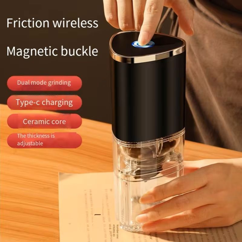 Portable Electric Coffee Grinder with Ceramic Burr