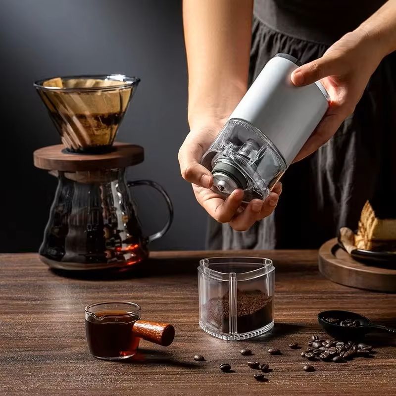 Portable Electric Coffee Grinder With Ceramic Burr 6