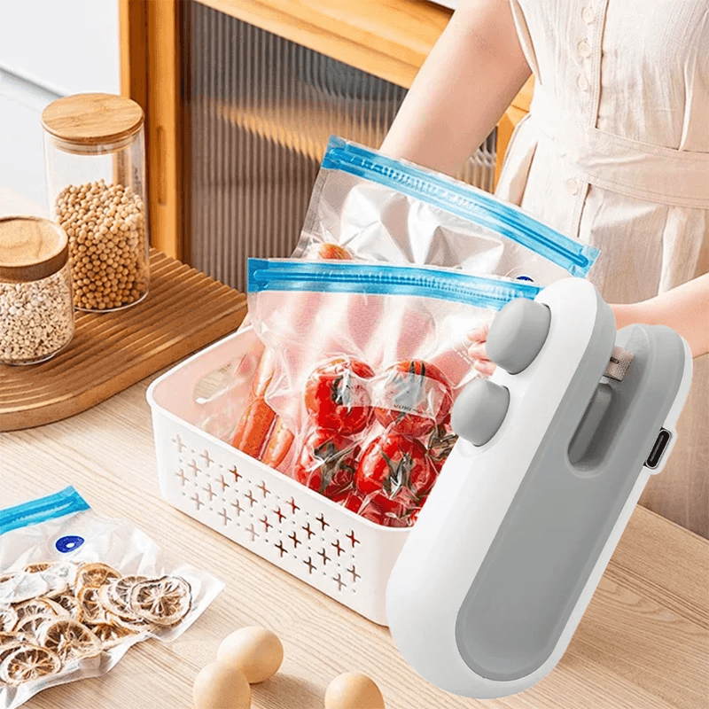 Mini Handheld Heat Bag Sealer  Portable Food Saver Clip For Plastic Snack And Storage Bags 1