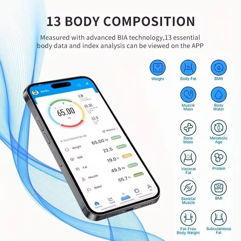 Smart Bluetooth Body Fat Scale With USB Charging 1