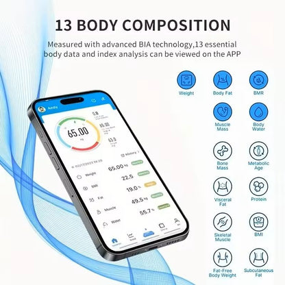 Smart Bluetooth Body Fat Scale With USB Charging 1
