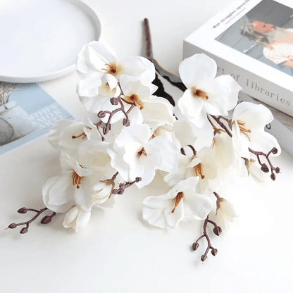 20Head Artificial Magnolia Flower Bouquet  Realistic Silk Floral Stems For Home Decor Weddings And  3