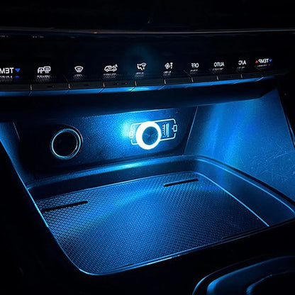 Portable Car USB Ambient Light, Mini LED Decorative Atmosphere Lamp for Auto Interior & Computer, Play Lighting