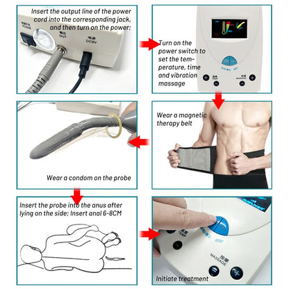 Prostate Massager Magnet Heating Therapy Device For Prostate Stimulation Inflammation Relief Anal R 1