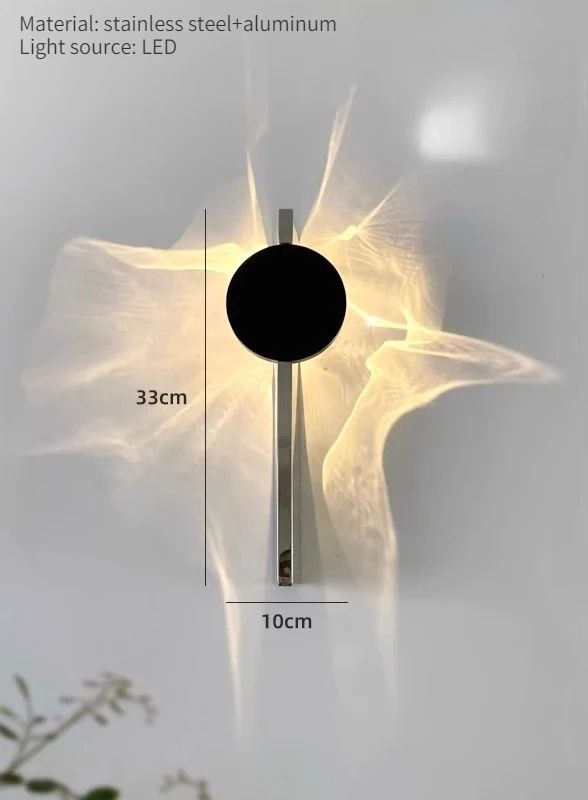Modern LED Wall Sconce For Bedroom And Corridor Luxury Wall Lamp With Rotating Light Background Atm 6