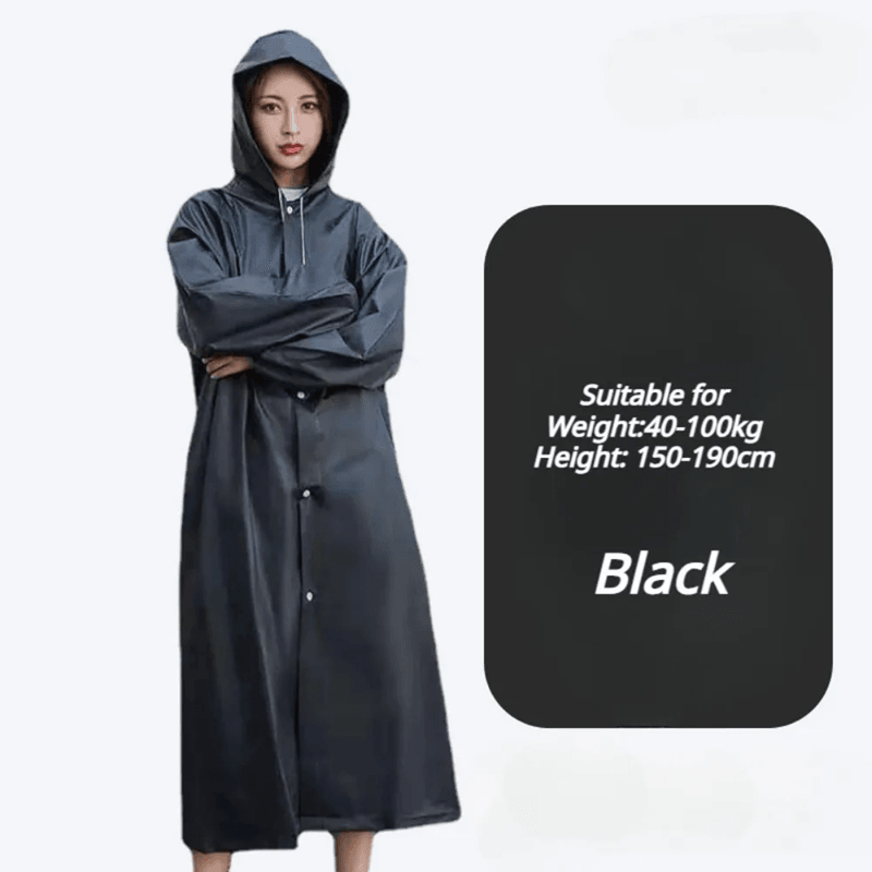 Portable Waterproof Travel Raincoat  Lightweight Reusable Adult Poncho For Outdoor  Emergency Use 3