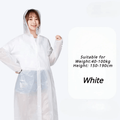 Portable Waterproof Travel Raincoat  Lightweight Reusable Adult Poncho For Outdoor  Emergency Use 6
