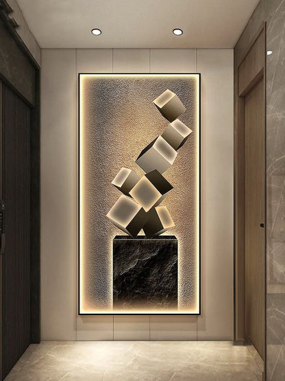 Modern Creative LED Wall Lamp Mural Lighting Wall Decoration For Bedroom Living Room Staircase Stud 2