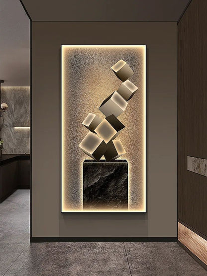 Modern Creative LED Wall Lamp Mural Lighting Wall Decoration For Bedroom Living Room Staircase Stud 3
