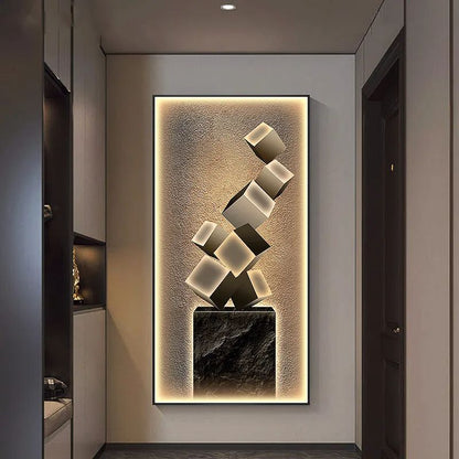 Modern Creative LED Wall Lamp Mural Lighting Wall Decoration For Bedroom Living Room Staircase Stud 6