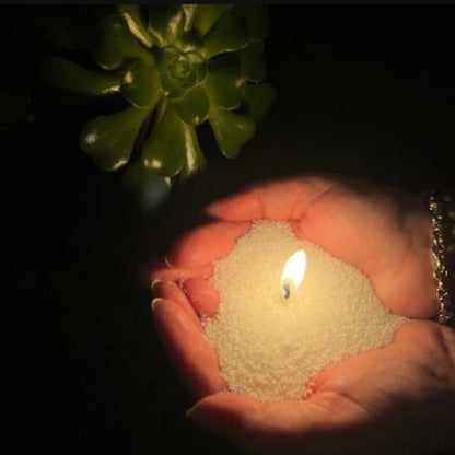 DIY Sand Candle Kit, Refillable Wax Sand with Wicks for Halloween, Christmas & Home Decor