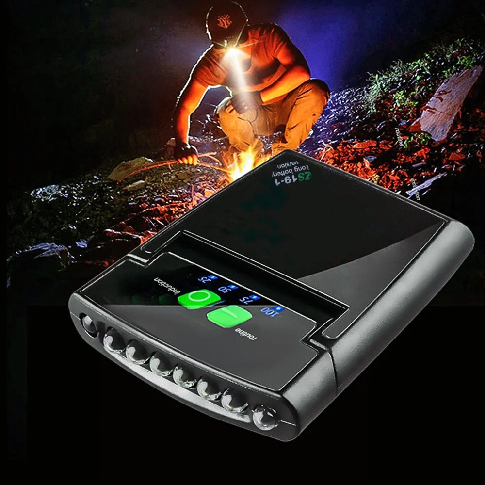 Mini LED Headlamp Clip On Cap USB Rechargeable Head Torch For Fishing Camping  Outdoor Activities P 1