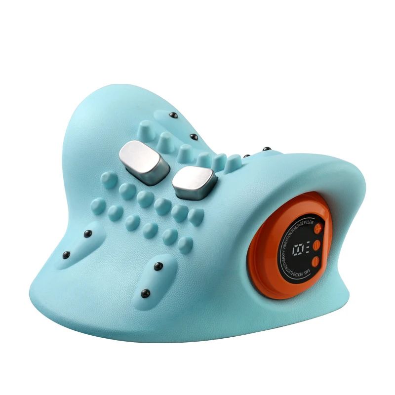 Portable Cervical Massager Pillow For Neck And Head Adult Acupoint Therapy With Cervical Traction A 5