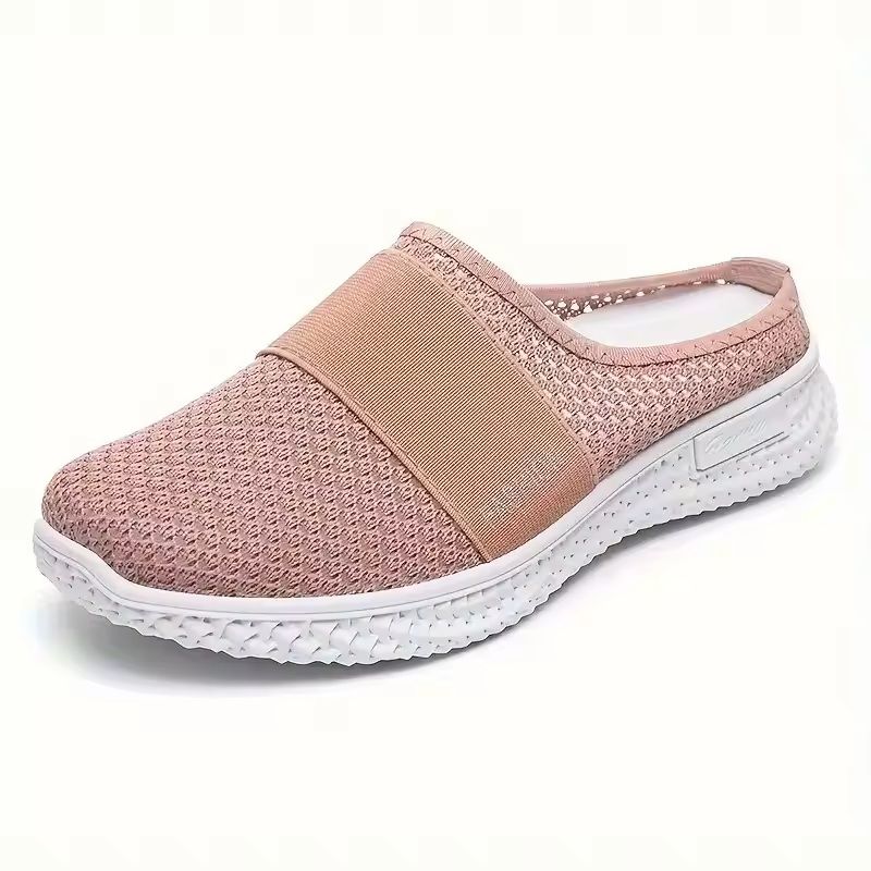 Comfortable Womens Solid Color Platform Mules 10