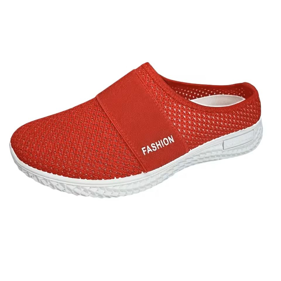 Comfortable Womens Solid Color Platform Mules 12