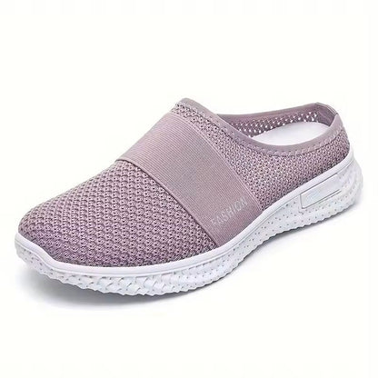 Comfortable Womens Solid Color Platform Mules 2