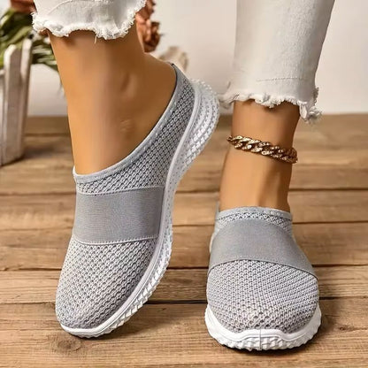 Comfortable Womens Solid Color Platform Mules 8