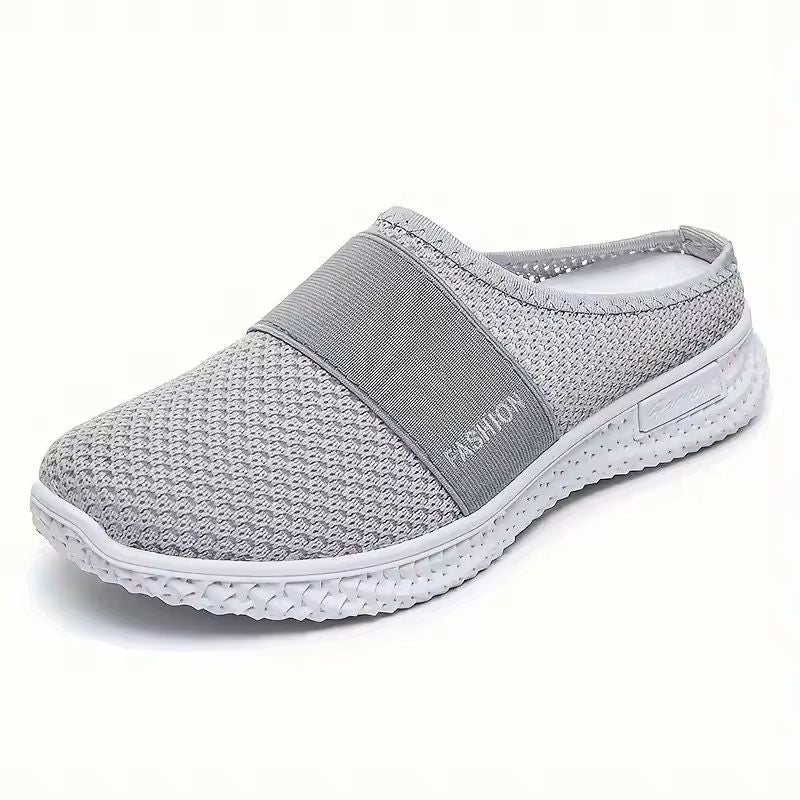 Comfortable Womens Solid Color Platform Mules 9