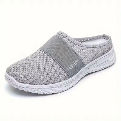 Comfortable Womens Solid Color Platform Mules 9