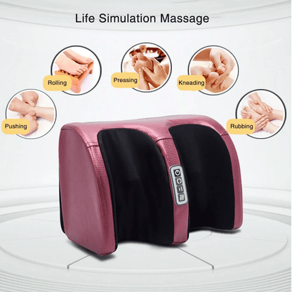 Electric Foot Massager With Heat And Shiatsu Rollers  Deep Kneading Therapy For Muscle Pain Relief  1