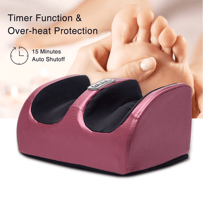 Electric Foot Massager With Heat And Shiatsu Rollers  Deep Kneading Therapy For Muscle Pain Relief  2
