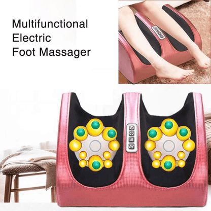 Electric Foot Massager With Heat And Shiatsu Rollers  Deep Kneading Therapy For Muscle Pain Relief  3
