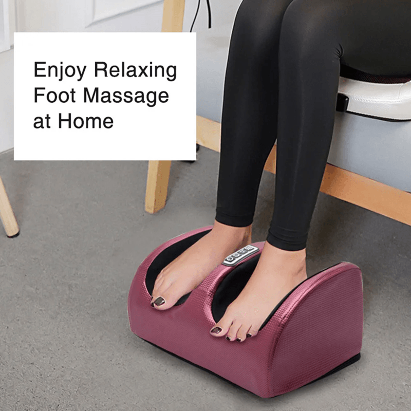 Electric Foot Massager With Heat And Shiatsu Rollers  Deep Kneading Therapy For Muscle Pain Relief  4