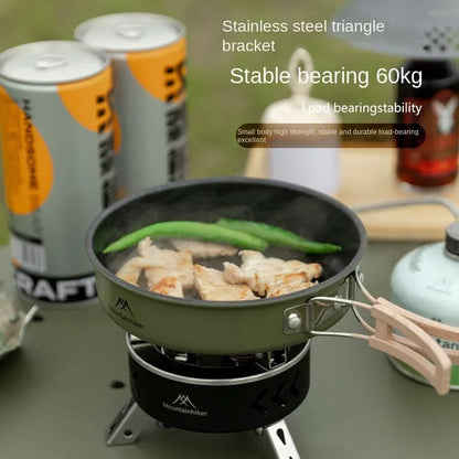 Portable Camping Gas Stove Tourist Burner Cookware For Outdoor Cooking Picnic BBQ  Hiking Adventure 2