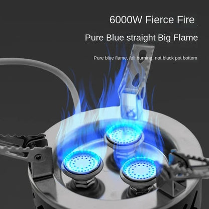 Portable Camping Gas Stove Tourist Burner Cookware For Outdoor Cooking Picnic BBQ  Hiking Adventure 3
